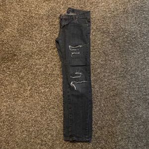 Men’s ripped pants (size 14 ) grey and white